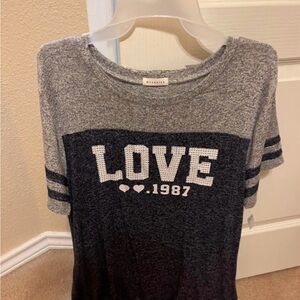 Gray Love 1987 Tee